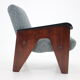 Fauteuil en chêne des années 1960, Tchécoslovaquie