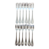 12 Christofle Albi cake forks