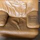Designer leather sofa