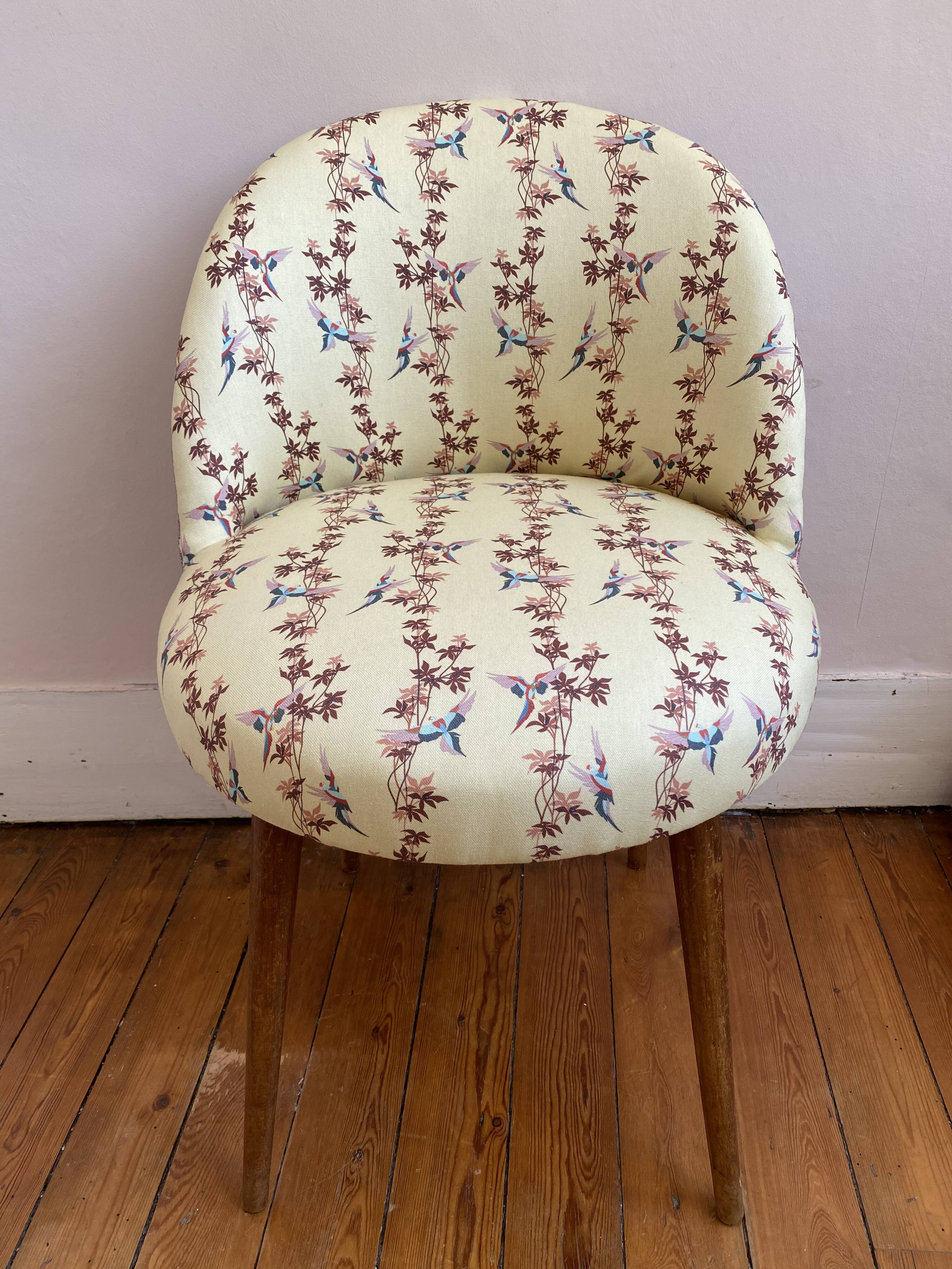 Vintage cocktail armchair