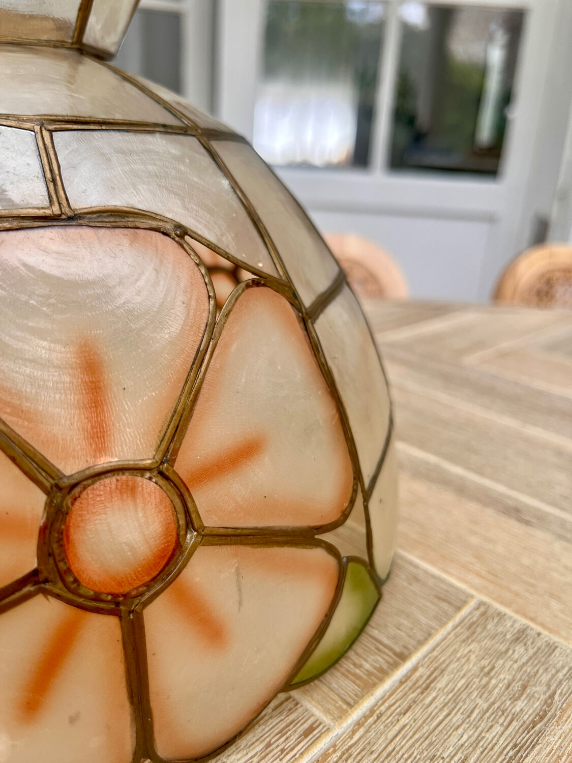 Mother-of-pearl pendant "Cherry Blossom"