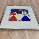 Pair of lithographs "BENT KARL JAKOBSEN".