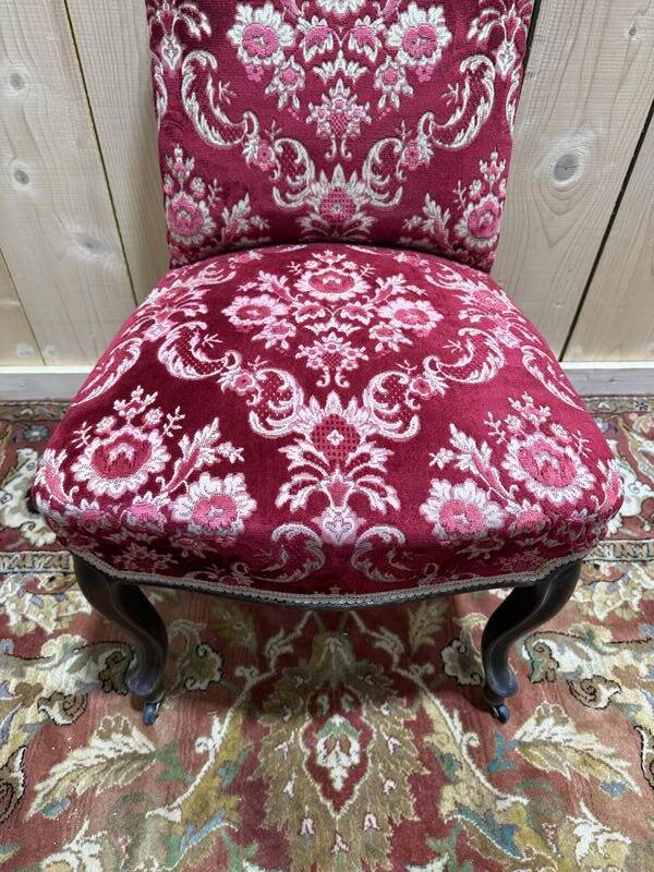 Suite de 6 chaises époque Napoléon III en acajou