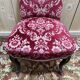 Suite de 6 chaises époque Napoléon III en acajou