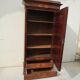 Mahogany one-piece ice cream cupboard cabinet