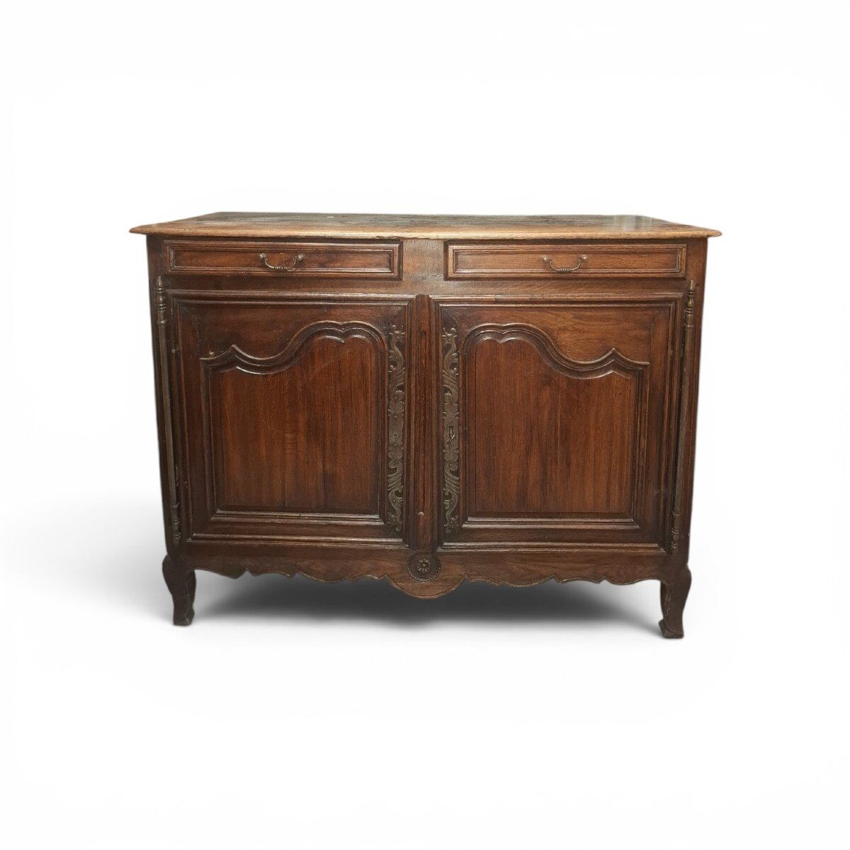Low oak sideboard