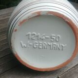 Very Large glazed ceramic vase Vintage W.Germany 60s soliflore shape