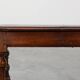 Antique English oak farmhouse bench, UK ca. 1850