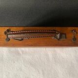 Petite valise de peintre en bois ancienne , mallette d'artiste, XIXème