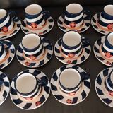 Service for 12 cups and 12 saucers