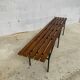 Banc, bois et métal