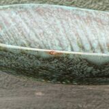 Enamelled stoneware plate