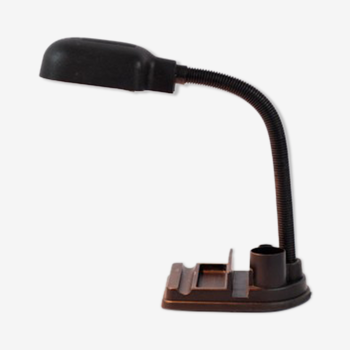 80s black desk lamp