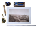 Montcuq, Lot, printed photo plate from 1942.