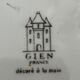 Gien earthenware vase