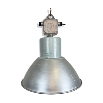 Industrial Aluminium Pendant Light from Elektrosvit, 1960s