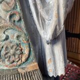 18th century polychrome religious statue