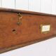 Varnished wooden box Hotel vintage storage