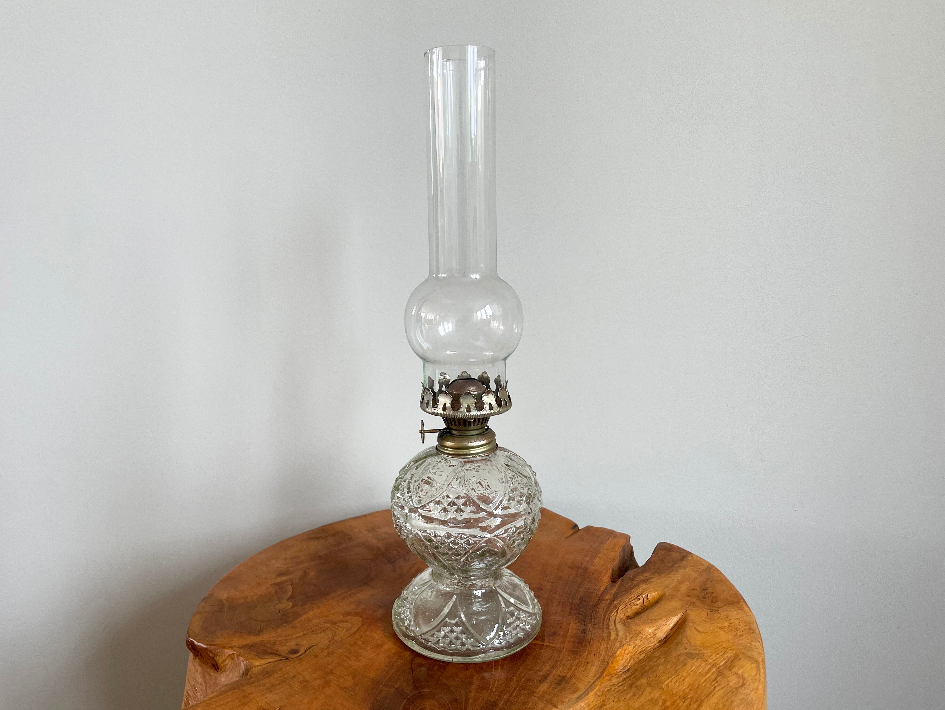 Set of 2 Hong Kong Vintage Oil Lamps