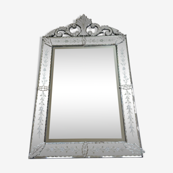 Miroir vénitien à fronton venise Huge Venitian 93x184cm