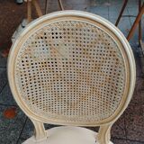 Beautiful set of six antique Louis XVI style chairs