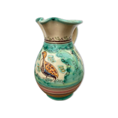 Spanish glazed ceramic bird pitcher Puente del Arzobispo Toledo España