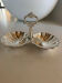 Vintage silver-plated shell display stand