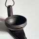 Brutalist escargot vintage candle holder