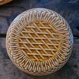 Lot Gien – Earthenware trivet and 2 bottle coasters