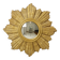 Golden Sun Mirror Plaster Sunburst Mirror Convex 48cm