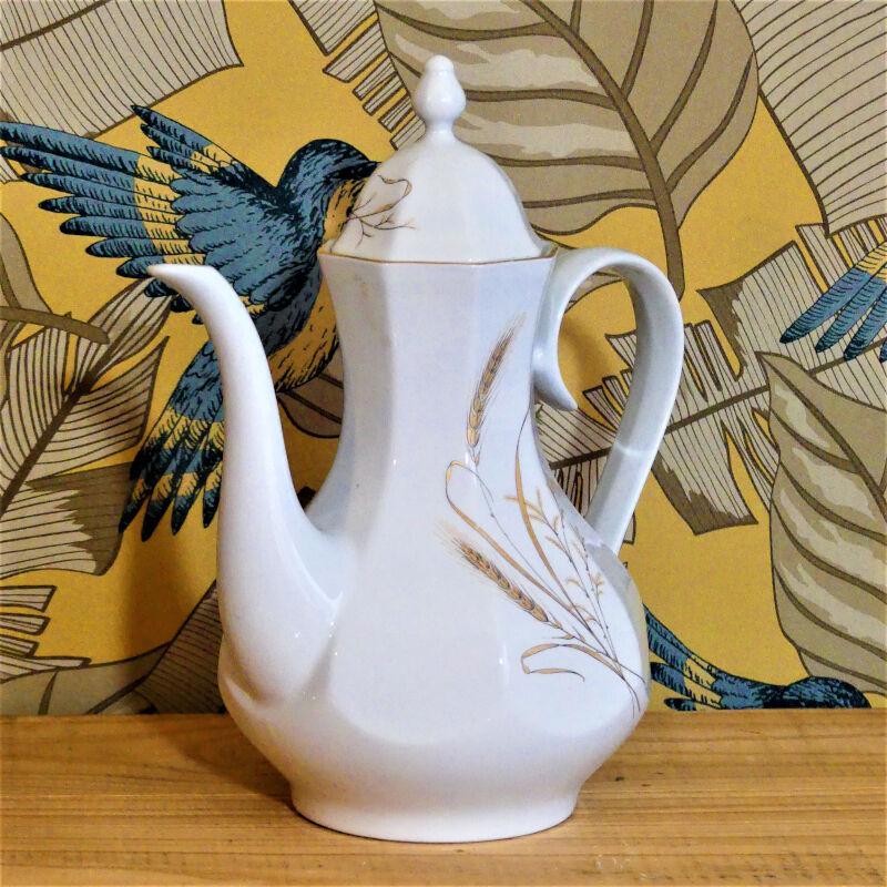 Vintage coffee service in Italian porcelain stamped Tognana