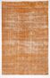 Tapis Vintage Orange Ocre Patiné, Style Bohème Chic