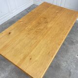 Table vintage 1975 en bois de pin