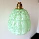 Balladeuse lamp glass of clichy green year 1940