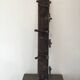 Antique coat rack with hooks
