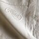 Pair of pillowcases embroidered linen old