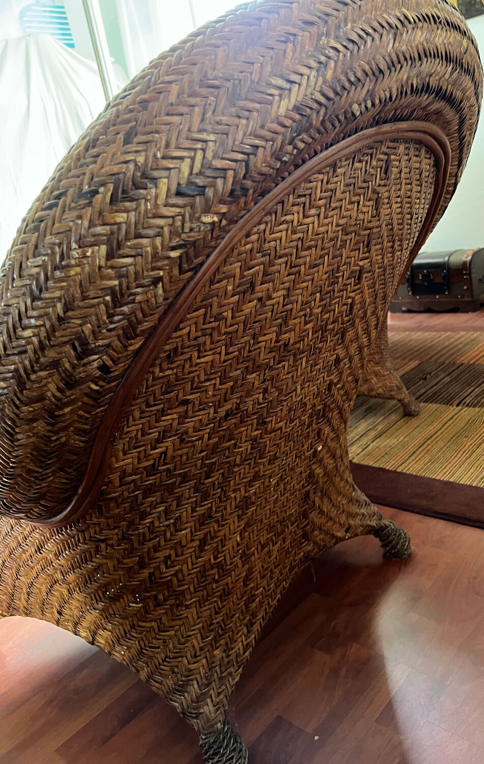 Rattan sofa and armchair