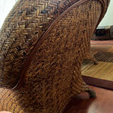 Rattan sofa and armchair