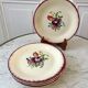 Set of 6 dessert plates Moulin des Loups Orchies 30s