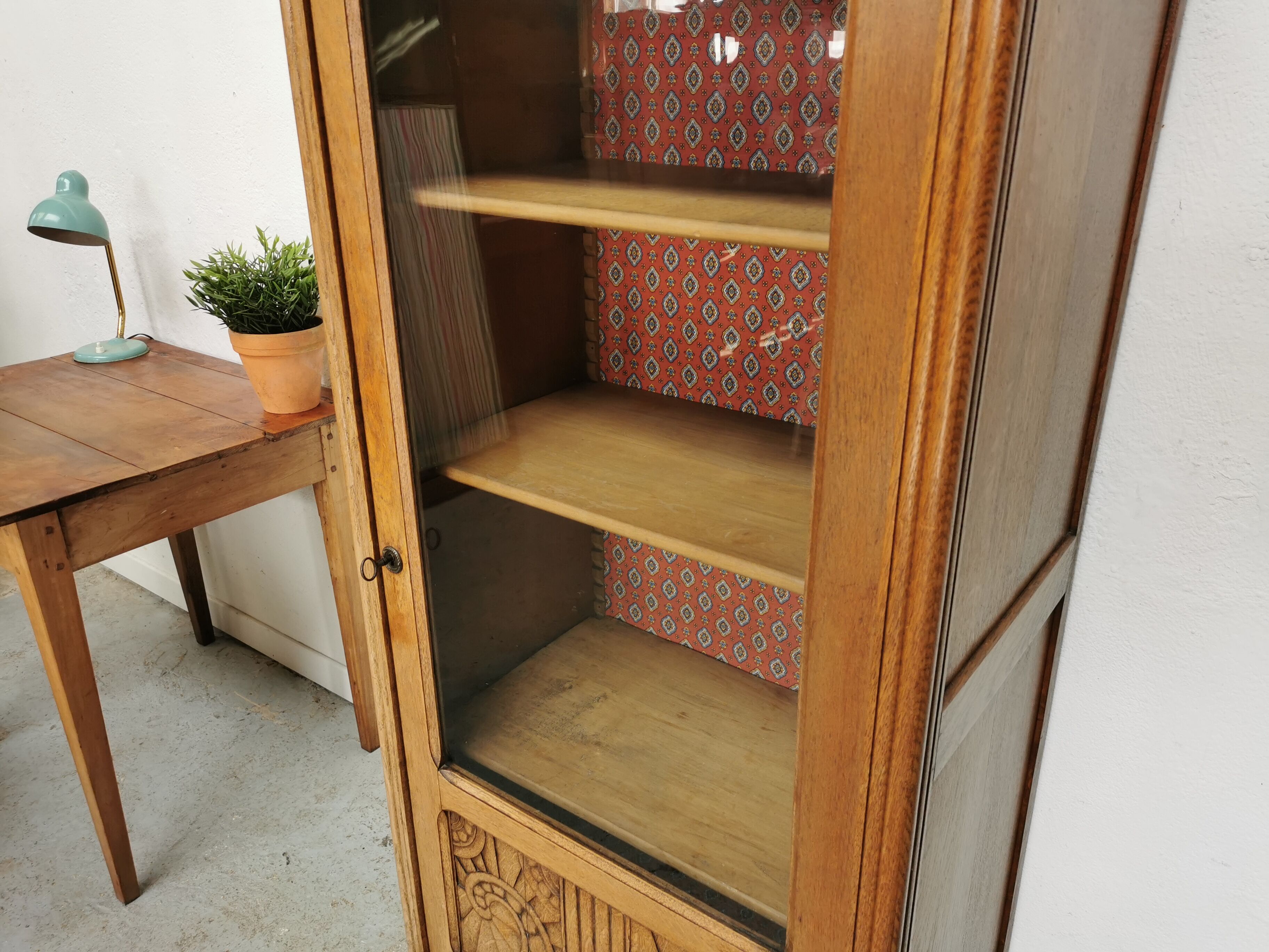 Parisian wardrobe Art Deco vintage showcase