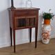 Directory style marquetry side table