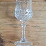 service of 6 Longchamp crystal wine glasses
