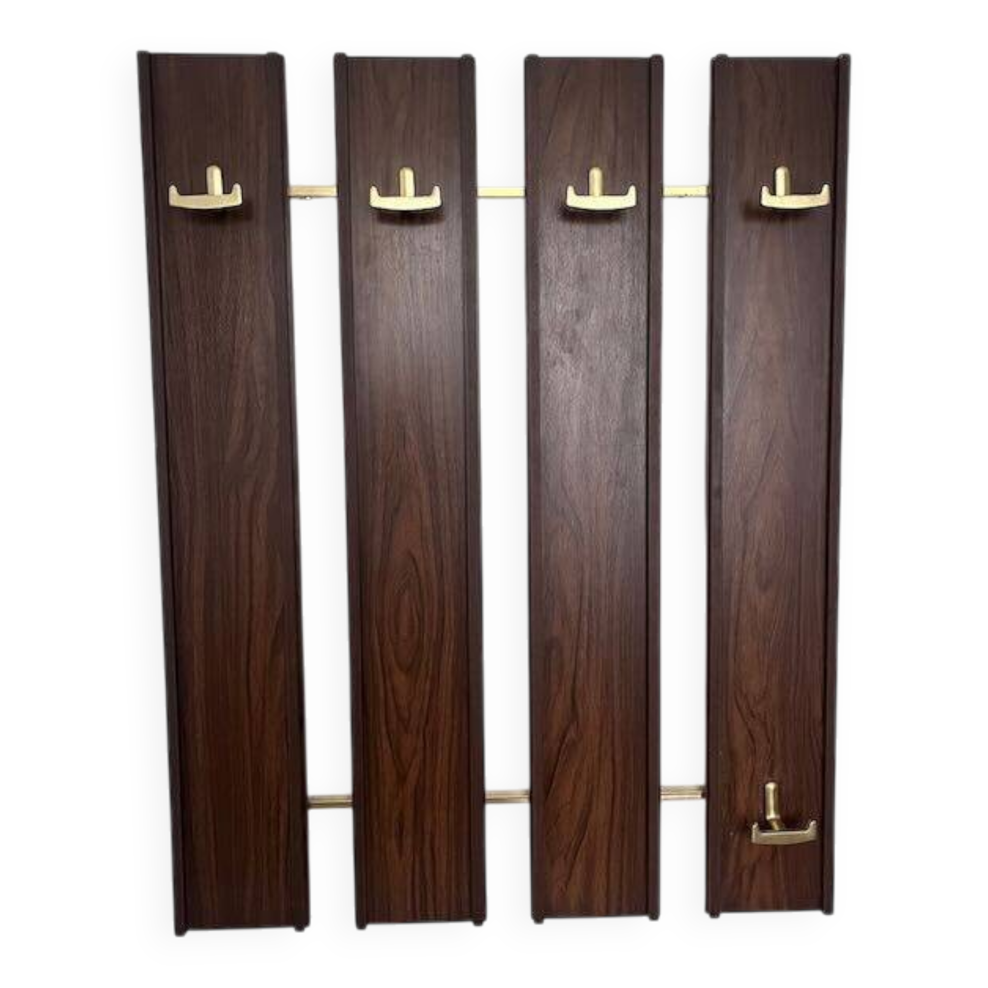 Vintage wall-mounted coat rack