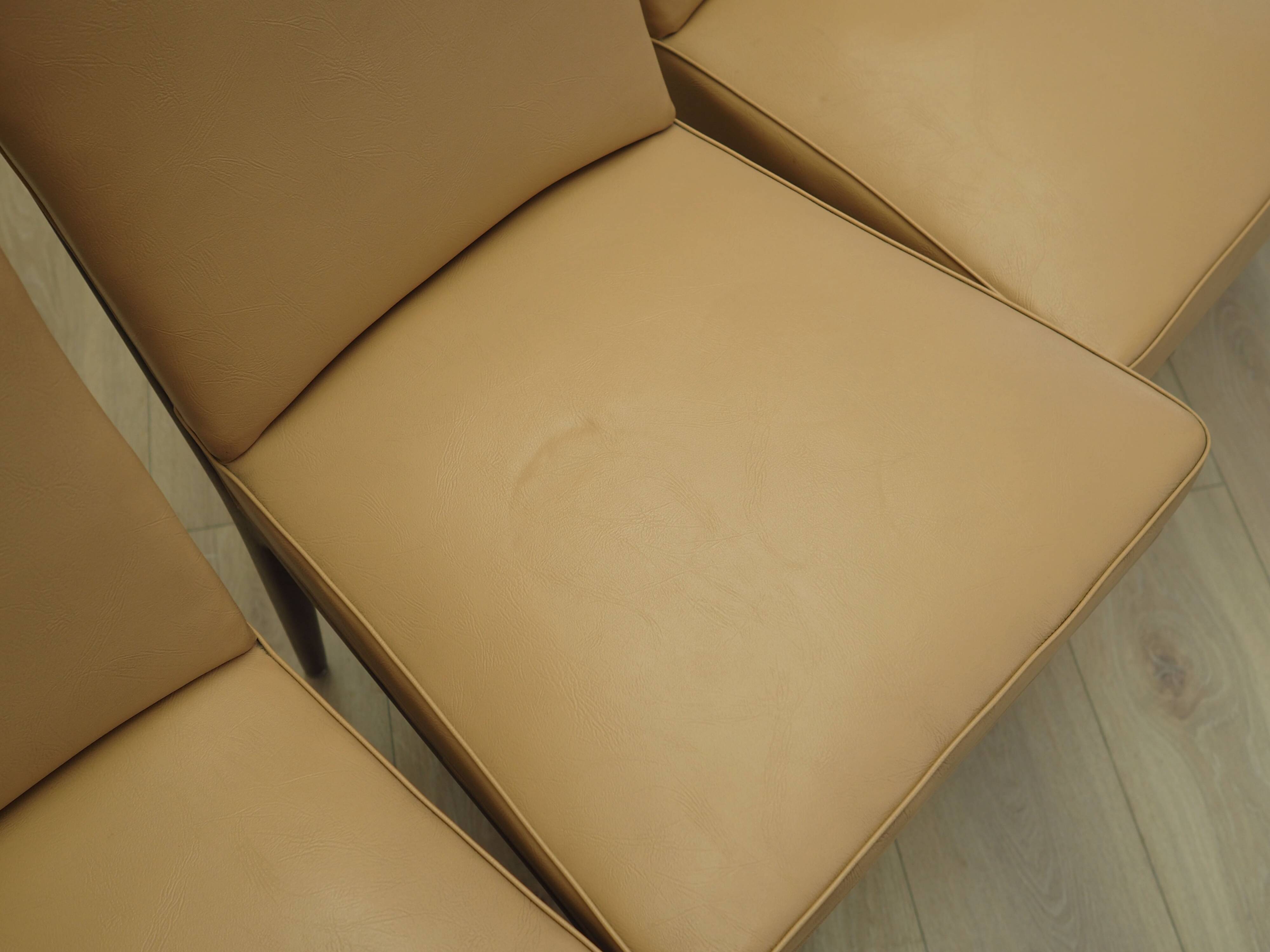 Set of six mahogany chairs, Italian design, 1960s, production: Italy