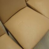 Set of six mahogany chairs, Italian design, 1960s, production: Italy