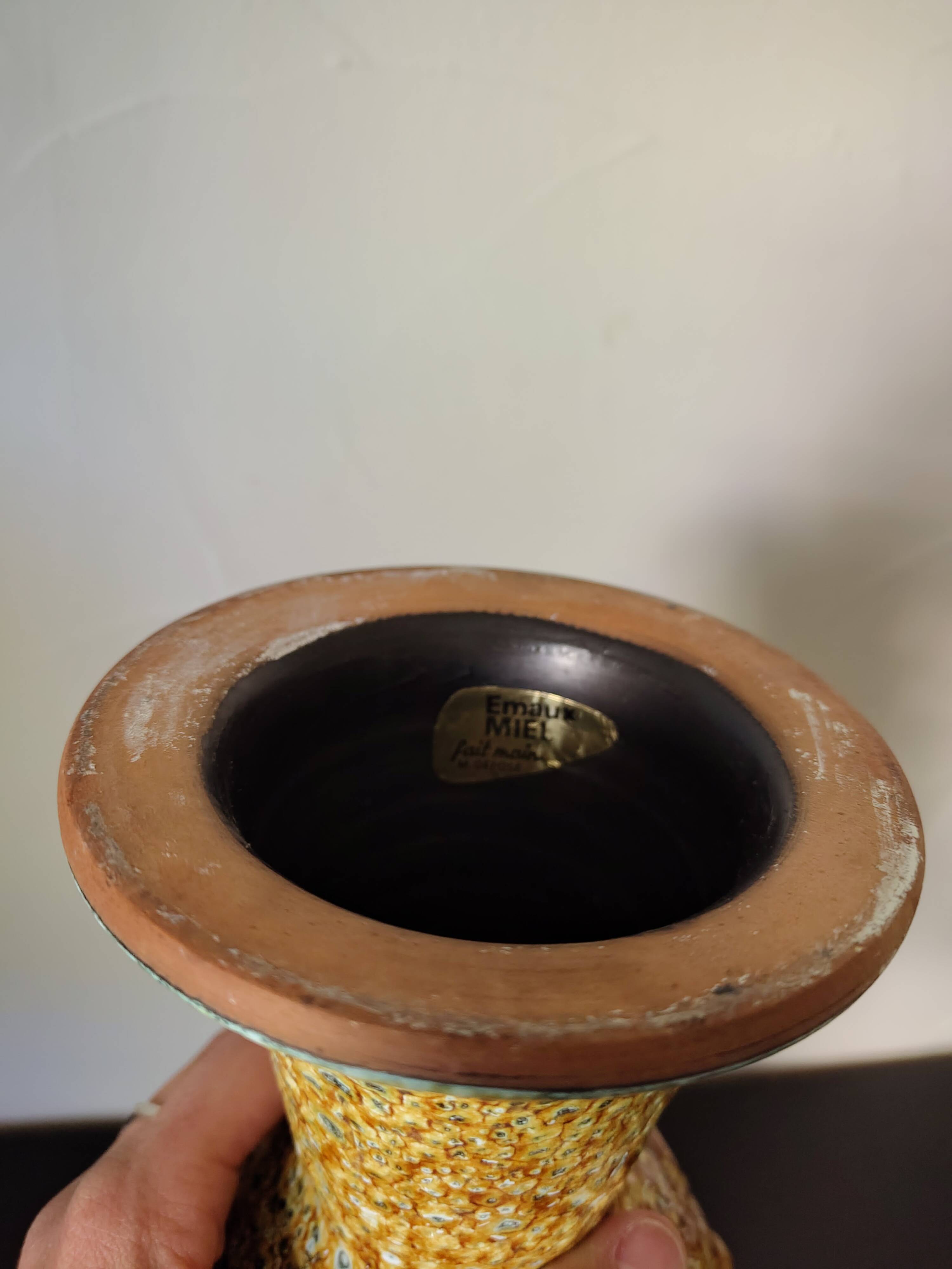 Jars / Honey enamel lava