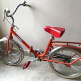 Foldable vintage metal children's bike