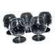 V&B Villeroy & Boch set of 5 crystal balloon glasses for cognac and brandy