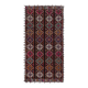 Vintage Turkish kilim, handwoven, 162x323 cm.
