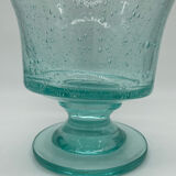 Punch service, Medici sangria in blue bubbled glass